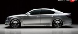 37 099 р. Передние крылья Wald  Lexus LS460  XF40 (2006-2012) дорестайлинг, 1-ый рестайлинг (Неокрашенные)  с доставкой в г. Омск. Увеличить фотографию 3