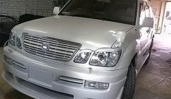 14 149 р. Накладка переднего бампера JAOS Style Lexus LX470 J100 дорестайлинг (1998-2002) (Неокрашенная)  с доставкой в г. Омск. Увеличить фотографию 2