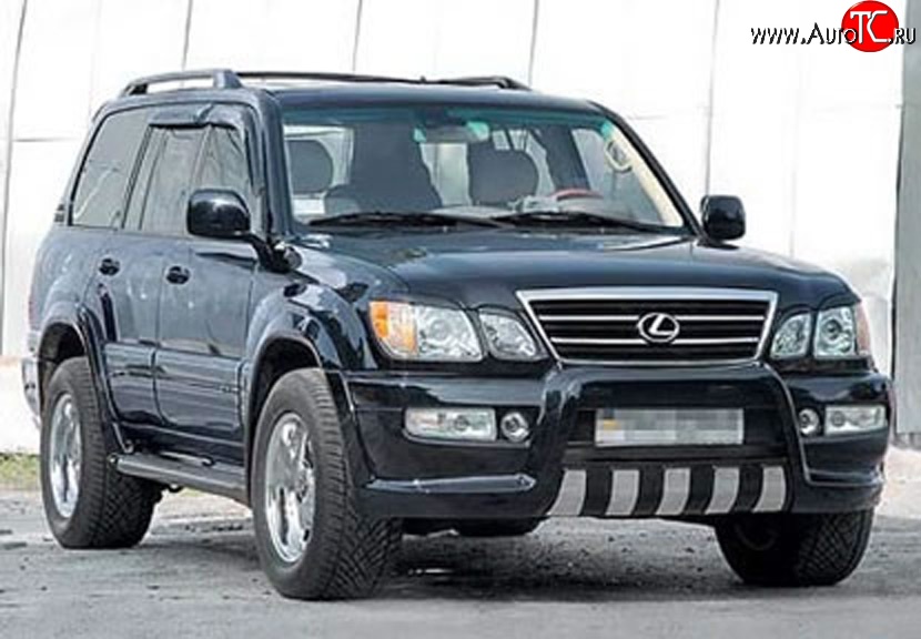 18 449 р. Передний бампер Red Aleti Lexus LX470 J100 дорестайлинг (1998-2002) (Неокрашенный)  с доставкой в г. Омск