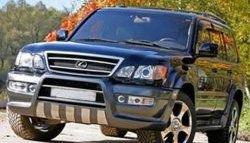 18 449 р. Передний бампер Red Aleti Lexus LX470 J100 дорестайлинг (1998-2002) (Неокрашенный)  с доставкой в г. Омск. Увеличить фотографию 2