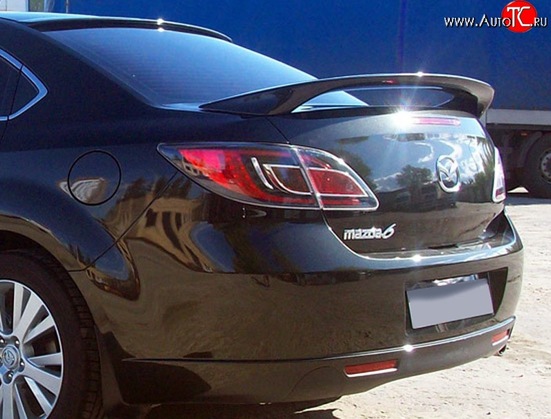 5 899 р. Спойлер EX-Style V2 Mazda 6 GH дорестайлинг седан (2007-2010) (Неокрашенный)  с доставкой в г. Омск