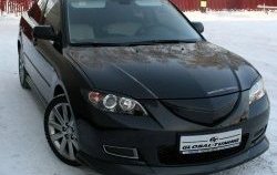 729 р. Реснички на фары Global-Tuning Mazda 3/Axela BK дорестайлинг седан (2003-2006) (Неокрашенные)  с доставкой в г. Омск. Увеличить фотографию 1