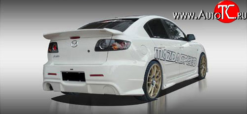 12 199 р. Спойлер Mazda-Speed Mazda 3/Axela BK дорестайлинг седан (2003-2006) (Неокрашенный)  с доставкой в г. Омск