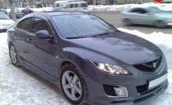 1 149 р. Реснички EX-Style  Mazda 6  GH (2007-2012) дорестайлинг лифтбэк, дорестайлинг седан, дорестайлинг универсал, рестайлинг лифтбэк, рестайлинг седан, рестайлинг универсал (Неокрашенные)  с доставкой в г. Омск. Увеличить фотографию 3