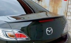 3 899 р. Спойлер EX-Style V1 Mazda 6 GH дорестайлинг седан (2007-2010) (Неокрашенный)  с доставкой в г. Омск. Увеличить фотографию 3