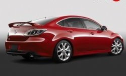 5 899 р. Спойлер EX-Style Mazda 6 GH дорестайлинг лифтбэк (2007-2010) (Неокрашенный)  с доставкой в г. Омск. Увеличить фотографию 2