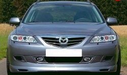 9 499 р. Накладка переднего бампера ATH Mazda 6 GG лифтбэк дорестайлинг (2002-2005)  с доставкой в г. Омск. Увеличить фотографию 2