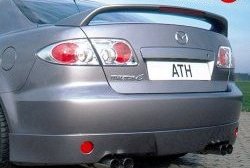 9 499 р. Накладка заднего бампера ATH Mazda 6 GG седан дорестайлинг (2002-2005)  с доставкой в г. Омск. Увеличить фотографию 2