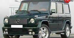 15 699 р. Накладка переднего бампера AMG Mercedes-Benz G class W463 5 дв. дорестайлинг (1989-1994) (Неокрашенная)  с доставкой в г. Омск. Увеличить фотографию 2