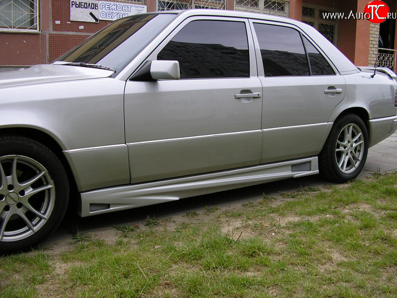 4 699 р. Пороги накладки Elegance Mercedes-Benz E-Class W124 седан дорестайлинг (1984-1993)  с доставкой в г. Омск