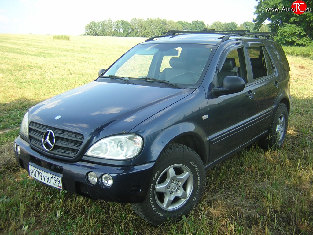 5 199 р. Передний бампер MT Mercedes-Benz ML class W163 дорестайлинг (1997-2001) (Неокрашенный)  с доставкой в г. Омск