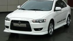 Накладка переднего бампера Mitsubishi global-Tuning Mitsubishi Lancer 10 хэтчбек 5 дв рестайлинг (2011-2017)