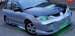 6 699 р. Передний бампер OS Mitsubishi Lancer 9 1-ый рестайлинг седан (2003-2005)  с доставкой в г. Омск. Увеличить фотографию 2