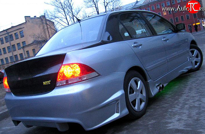 7 549 р. Задний бампер OS Mitsubishi Lancer 9 1-ый рестайлинг седан (2003-2005)  с доставкой в г. Омск