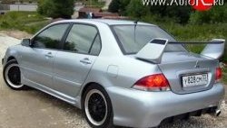 4 099 р. Пороги накладки Underground Mitsubishi Lancer 9 1-ый рестайлинг седан (2003-2005) (Неокрашенные)  с доставкой в г. Омск. Увеличить фотографию 2