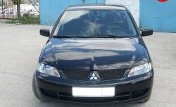 849 р. Комплект широких ресничек Evo V2  Mitsubishi Lancer  9 (2003-2009) 1-ый рестайлинг седан, 1-ый рестайлинг универсал, 2-ой рестайлинг седан, 2-ой рестайлинг универсал (Неокрашенные)  с доставкой в г. Омск. Увеличить фотографию 1