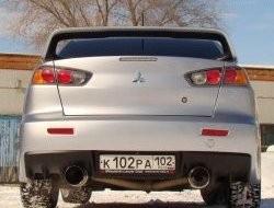 11 699 р. Спойлер Evo V1 Высокий  Mitsubishi Lancer  10 CY (2007-2017) седан дорестайлинг, седан рестайлинг (Неокрашенный)  с доставкой в г. Омск. Увеличить фотографию 2