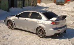 2 159 р. Диффузор Evo на крышу  Mitsubishi Lancer  10 (2007-2017) седан дорестайлинг, седан рестайлинг (Неокрашенный)  с доставкой в г. Омск. Увеличить фотографию 1