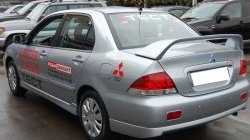 6 199 р. Пороги накладки GT Dynamics Mitsubishi Lancer 9 1-ый рестайлинг седан (2003-2005) (Неокрашенные)  с доставкой в г. Омск. Увеличить фотографию 2