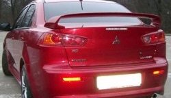 8 199 р. Спойлер Zodiak  Mitsubishi Lancer  10 (2007-2017) седан дорестайлинг, седан рестайлинг (Неокрашенный)  с доставкой в г. Омск. Увеличить фотографию 1