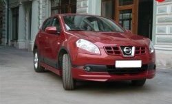 5 799 р. Накладка переднего бампера Городская Легенда Nissan Qashqai 1 дорестайлинг (2007-2010) (Неокрашенная)  с доставкой в г. Омск. Увеличить фотографию 2