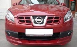 5 799 р. Накладка переднего бампера Городская Легенда Nissan Qashqai 1 дорестайлинг (2007-2010) (Неокрашенная)  с доставкой в г. Омск. Увеличить фотографию 1