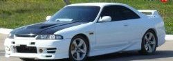 10 549 р. Пороги накладки Drift style Nissan Skyline R33 (1993-1998) (Неокрашенные)  с доставкой в г. Омск. Увеличить фотографию 4