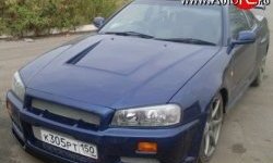 10 549 р. Передний бампер GTR Nissan Skyline R34 (1999-2002) (Неокрашенный)  с доставкой в г. Омск. Увеличить фотографию 2