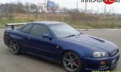 10 549 р. Передний бампер GTR Nissan Skyline R34 (1999-2002) (Неокрашенный)  с доставкой в г. Омск. Увеличить фотографию 3