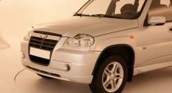 1 999 р. Пороги накладки Памир Chevrolet Niva 2123 дорестайлинг (2002-2008) (Неокрашенные)  с доставкой в г. Омск. Увеличить фотографию 2