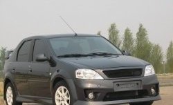 4 699 р. Пороги накладки Power DM 2  Renault Logan  1 (2010-2016) рестайлинг (Неокрашенные)  с доставкой в г. Омск. Увеличить фотографию 2