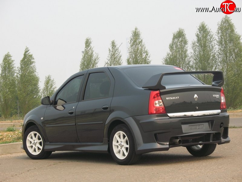 6 499 р. Спойлер Power DM 2  Renault Logan  1 (2010-2016) рестайлинг (Неокрашенный)  с доставкой в г. Омск