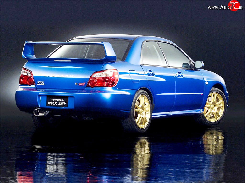 6 599 р. Спойлер Subaru WRX Subaru Impreza GD седан дорестайлинг (2000-2002) (Неокрашенный)  с доставкой в г. Омск