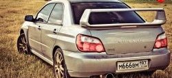 6 599 р. Спойлер Subaru WRX Subaru Impreza GD седан дорестайлинг (2000-2002) (Неокрашенный)  с доставкой в г. Омск. Увеличить фотографию 2