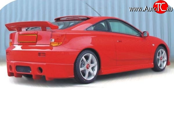 4 399 р. Накладка заднего бампера CarZone MK2 Toyota Celica T230 (1999-2006)  с доставкой в г. Омск