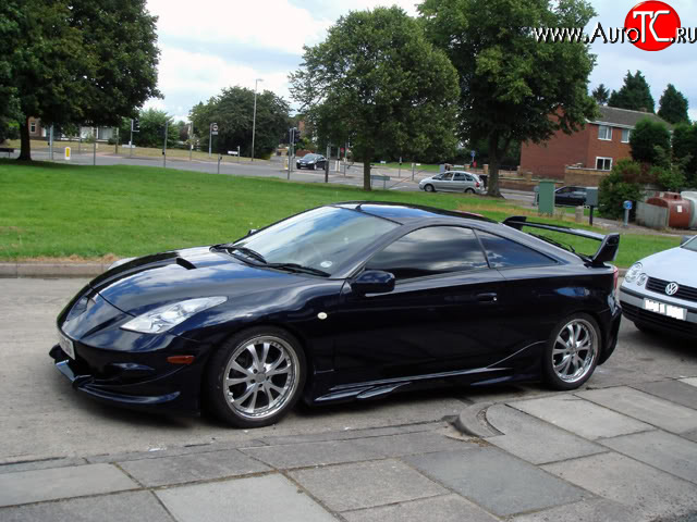 4 999 р. Пороги накладки VeilSide Toyota Celica T230 (1999-2006)  с доставкой в г. Омск