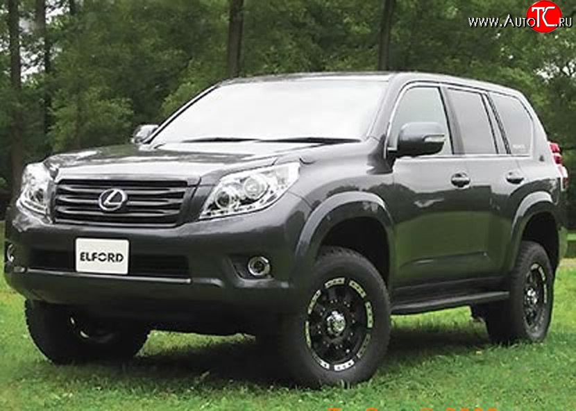 23 049 р. Арки крыльев ELFORD Toyota Land Cruiser Prado J150 дорестайлинг (2009-2013) (Неокрашенные)  с доставкой в г. Омск