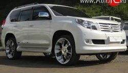 23 899 р. Передний бампер ELFORD  Toyota Land Cruiser Prado  J150 (2009-2013) дорестайлинг (Неокрашенный)  с доставкой в г. Омск. Увеличить фотографию 2