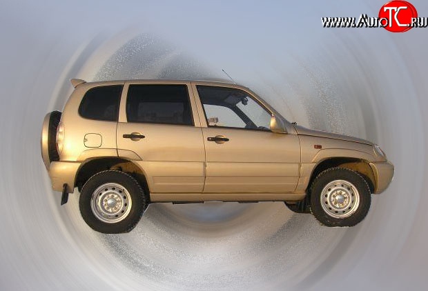 699 р. Арки крыльев Кураж Chevrolet Niva 2123 дорестайлинг (2002-2008) (Неокрашенные)  с доставкой в г. Омск