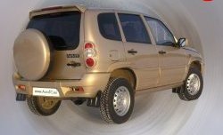 1 089 р. Комплект накладок Кураж на фонари (до 2009 г)  Chevrolet Niva  2123 (2002-2008), Лада 2123 (Нива Шевроле) (2002-2008) (Неокрашенные)  с доставкой в г. Омск. Увеличить фотографию 2