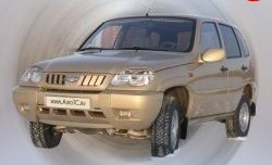 1 069 р. Пороги накладки KURAJ Chevrolet Niva 2123 дорестайлинг (2002-2008) (Глянец, Неокрашенные)  с доставкой в г. Омск. Увеличить фотографию 5