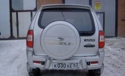 2 299 р. Чехол запасного колеса Chevrolet  Chevrolet Niva  2123 (2002-2020), Лада 2123 (Нива Шевроле) (2002-2021), Лада Нива Трэвел (2021-2024) (Неокрашенный)  с доставкой в г. Омск. Увеличить фотографию 3