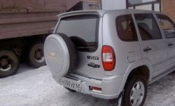 2 299 р. Чехол запасного колеса Chevrolet  Chevrolet Niva  2123 (2002-2020), Лада 2123 (Нива Шевроле) (2002-2021), Лада Нива Трэвел (2021-2024) (Неокрашенный)  с доставкой в г. Омск. Увеличить фотографию 4