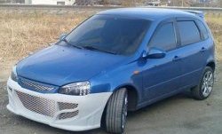 2 199 р. Передний бампер M-VRS Лада Калина 1118 седан (2004-2013) (Неокрашенный)  с доставкой в г. Омск. Увеличить фотографию 1