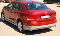 4 999 р. Пороги накладки Racing  Volkswagen Polo  5 (2009-2020) седан дорестайлинг, седан рестайлинг, хэтчбек рестайлинг (Неокрашенные)  с доставкой в г. Омск. Увеличить фотографию 2