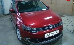 1 149 р. Реснички Racing  Volkswagen Polo  5 (2009-2015) седан дорестайлинг, хэтчбек дорестайлинг (Неокрашенные)  с доставкой в г. Омск. Увеличить фотографию 4