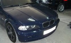 1 149 р. Реснички CarZone  BMW 3 серия  E46 (1998-2001) седан дорестайлинг (Неокрашенные)  с доставкой в г. Омск. Увеличить фотографию 6