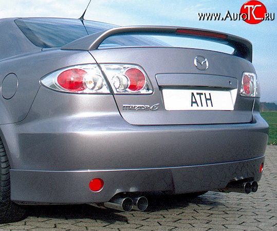 5 949 р. Спойлер ATH Mazda 6 GG седан дорестайлинг (2002-2005) (Неокрашенный)  с доставкой в г. Омск