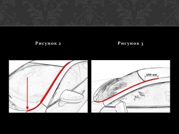 1 849 р. Водостоки лобового стекла Стрелка 11 Audi A3 8VS седан рестайлин (2016-2020)  с доставкой в г. Омск. Увеличить фотографию 1