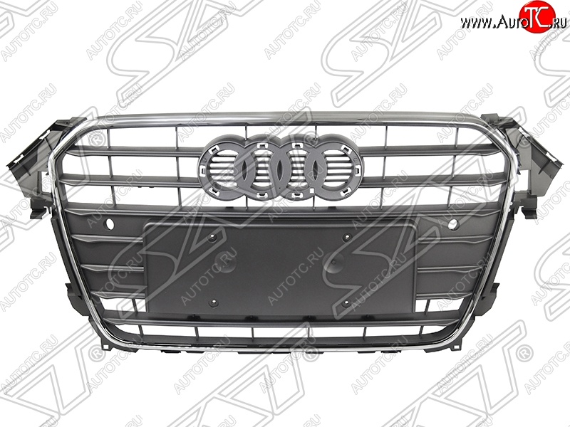 12 999 р. Решетка радиатора SAT  Audi A4  B8 (2011-2015) рестайлинг, седан, рестайлинг, универсал (Неокрашенная)  с доставкой в г. Омск